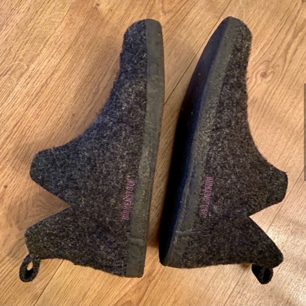 BIRKENSTOCK | Andermatt Shearling Wool Heathered Grey Felt Bootie